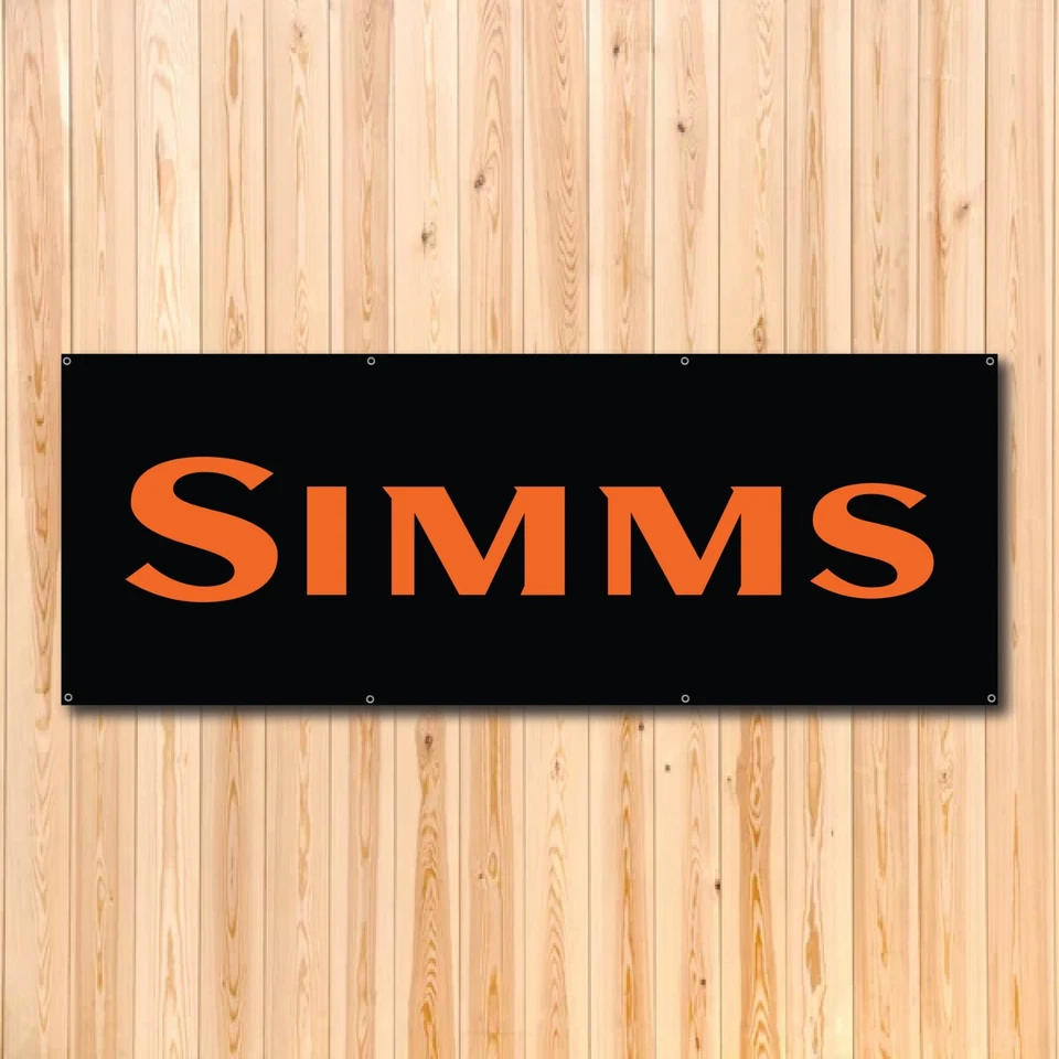 SIMMS FISHING 8'X3' VINYL BANNER - Image 1 of 1