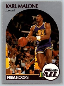 1990 Hoops #292 Karl Malone Utah Jazz KOSTENLOSER VERSAND - Bild 1 von 2