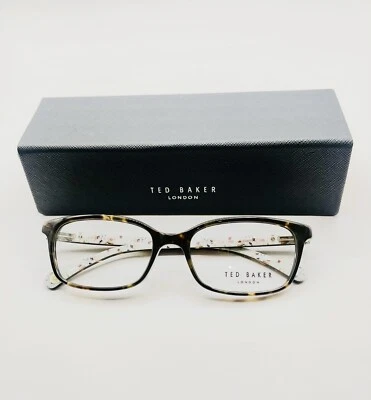 Ted Baker Brille Brillengestell Mondottica tortoise saxon 9119 52/17/145 Brandneu
