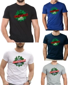 NAVIDAD Y AÑO NUEVO Camisetas para hombre, camisetas para hombre, camisetas de Navidad para hombre - Imagen 1 de 11