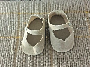 Zapatos de muñeca antiguos originales de 3-1/4" - Imagen 1 de 5