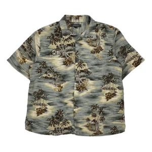 Croft & Barrow Graphic Hawaiian Shirt - XL Multicoloured Cotton - Picture 1 of 8