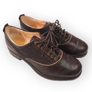 Timberland Boot Co. Tackhead Wingtip Women’s Size 6 Oxford Brown Leather Shoes - Picture 1 of 14