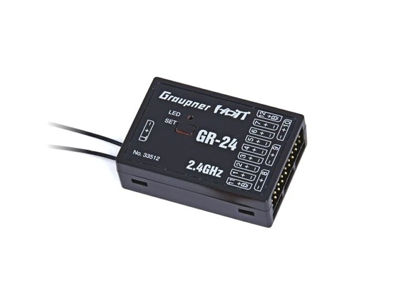 Graupner GR-24 HoTT 2.4 GHz 12-Kanal Empfänger #33512 - Bild 1 von 1