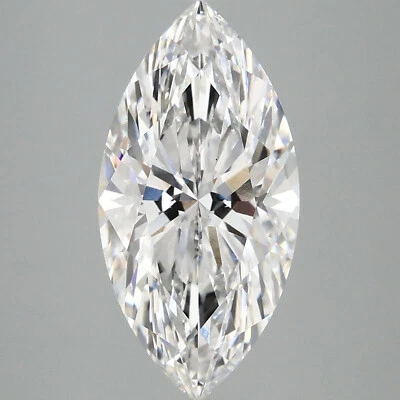 1.5Ct Marquiese Cut E F Color VVS1-VS2 Loose IGI Certified Lab Grown CVD DIAMOND - Image 1 of 4
