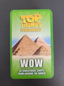 Top Trumps Turnier Wow Wählen Sie Ihre eigenen Trading Trump Card Wahrzeichen - Bild 1 von 22
