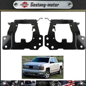 Juego de 2 soportes de parachoques delanteros aptos para Chevrolet Silverado 1500 2014-2015 nuevo - Imagen 1 de 12