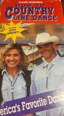 "How To Country  Line Dance",  Vhs Movie Cassette Untested - Image 1 of 4