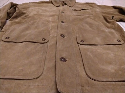 Rare TIMBERLAND Riveted Leather  Distressed Vintage welder/Ranch Jacket size m - Image 1 of 4