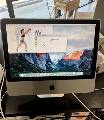 Apple iMac 2007 A1224 20" Intel Core 2 Duo 2.4GHz 1TB MacOS El Capitan - Image 1 of 4