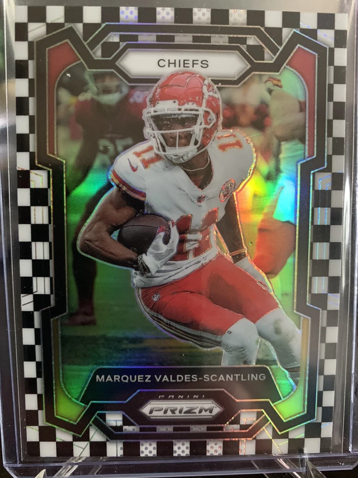 Marquez Valdes-Scantling Silver Checkerboard 2023 Prizm Football #147 Chiefs - Image 1 of 2