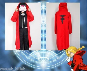 Anime japonés FullMetal Alchemist Edward Elric Cosplay Disfraz - Imagen 1 de 1
