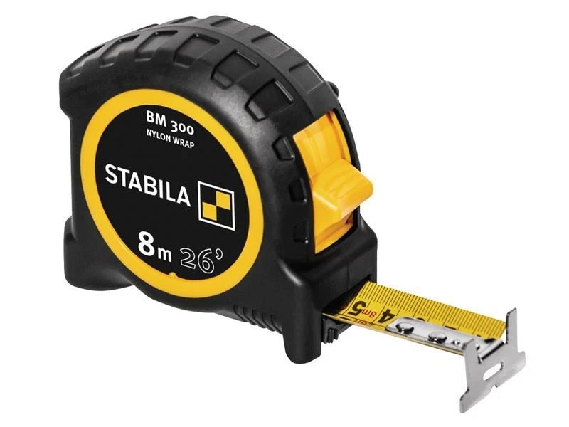 Stabila - Cinta de bolsillo robusta BM 300 8m/26ft (ancho 27mm) Foto 1 de 1