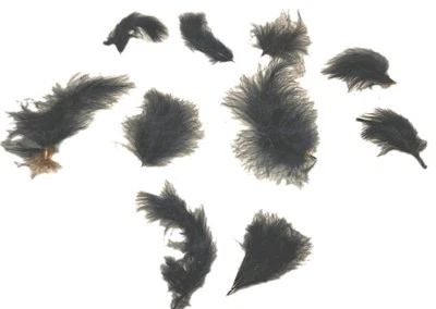 Vintage 1965 Transogram Green Ghost Game Feathers Set Of 10 - Image 1 of 2