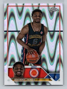 2023 Topps Chrome McDonald's Bronny James RayWave Prospect Rookie #68 7015 - Imagen 1 de 2