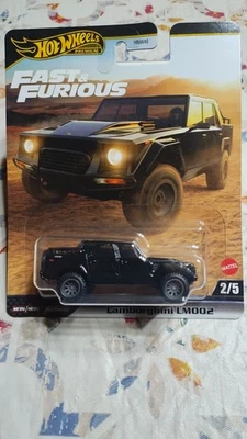 Hot Wheels Premium Fast & Furious Lamborghini LM002 Diecast Real Riders #2/5 New - Image 1 of 2