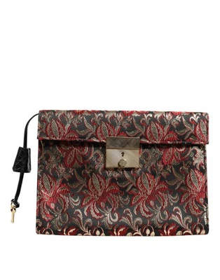 Maletín de documentos floral jacquard multicolor Dolce & Gabbana bolso para mujer Foto 1 de 4