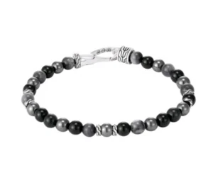 John Hardy Black Onyx Eagle Eye & Hematite Bracelet - Picture 1 of 1