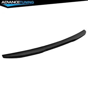 For 04-10 BMW E60 5 Series Sedan M5 PSM Style Rear Trunk Spoiler ABS Matte Black - Picture 1 of 7