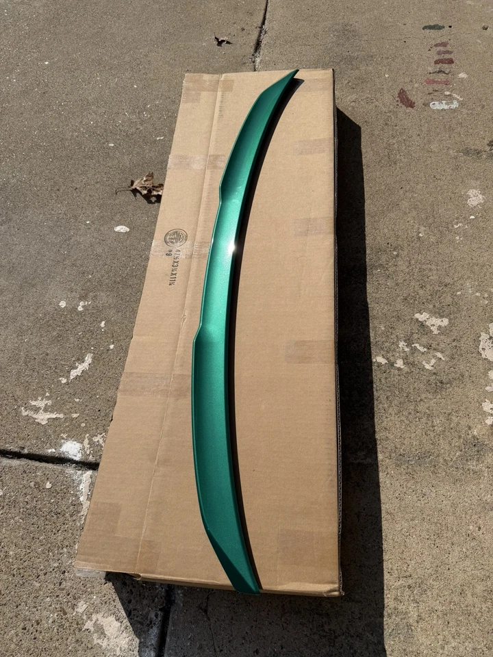 Se adapta a 21-25 BMW G22 Serie 4 G82 M4 Estilo Alerón de maletero ABS Pintado Verde Met Foto 1 de 4