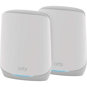 NETGEAR - Orbi 750 Series AX5200 Tri-Band Mesh Wi-Fi 6 System (2-pack) - White - Picture 1 of 6