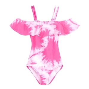NWT: Kanu Surf Girls Peggy UPF 50 Beach Sport Off Shoulder One Piece Swimsuit - Picture 1 of 3