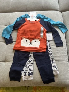 NWT Koala Boys 4-Piece Set – LS Tee, Sweatershirt & 2 Fleece Joggers Size 3T - Picture 1 of 6