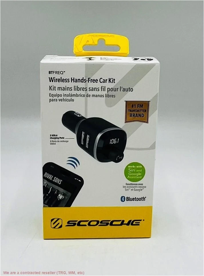 Scosche BTFreq Wireless Bluetooth Hands-Free Car Kit BTFM4 - Image 1 of 1