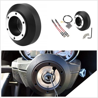 Aluminum Steering Wheel Short Hub Adapter For Nissan/350Z/370Z/Infiniti/G35/G37 - Image 1 of 4