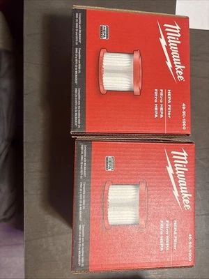 (2) Milwaukee HEPA filters 48-90-1900 - Image 1 of 3