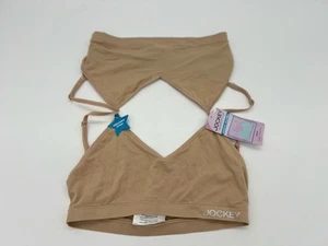 Jockey Generation Girls' 2pk Seamfree Bralette - Beige L - Picture 1 of 3