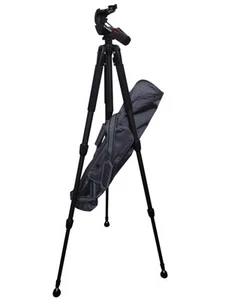 Trípode profesional Fancier FT-6884 con bolsa de transporte de hasta 64" patas de fibra de carbono - Imagen 1 de 12