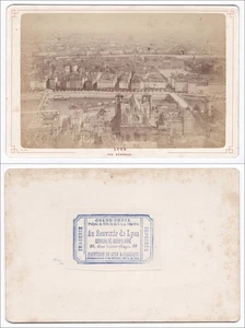 Lyon Vue Generale Gonsalve-Raspilaire Photo photograph albumen 1870 - Bild 1 von 1