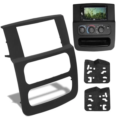 High Grade Double DIN Stereo Dash Kit Compatible with 2002-2005 Dodge Ram 1500 - Image 1 of 4