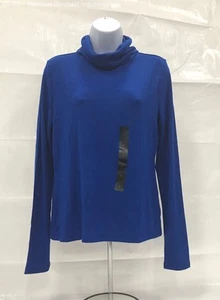Banana Republic Royal Blue Long Sleeve Lightweight Turtleneck Sweater - Size S - Picture 1 of 5