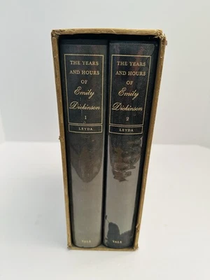 The Years and Hours of Emily Dickinson Jay Leyda 2 Volume Hardcover Set 1960 - Image 1 of 4