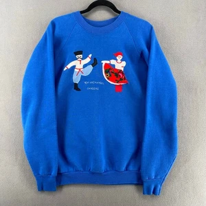 Sudadera De Colección Nueva Arcángeles Bailarines Rusos Apliques Cuello Redondo XL Azul - Imagen 1 de 14
