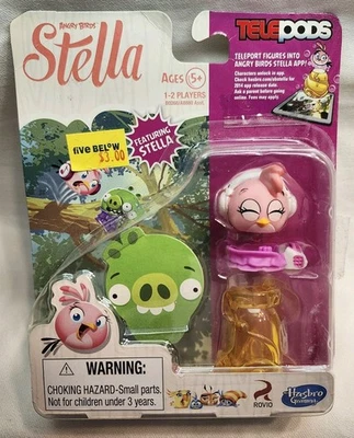 Stella Hasbro 2014 Angry Birds Telepods Teletransporte Figura Juego Características Stella  Foto 1 de 4