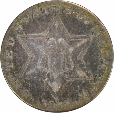 1858 Three Cent Silver F Uncertified #130 - Image 1 of 2