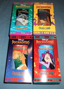 Vintage 1994 Burger King Disney's Pocahontas Collector's Series Glasses Set of 4 - Picture 1 of 3