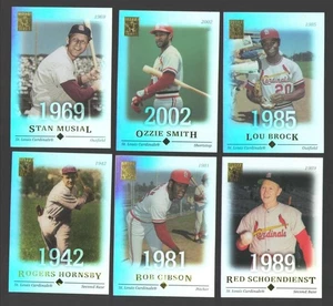 2004 Topps Tribute Hall of Fame - ST LOUIS CARDINALS Team Set - Picture 1 of 2