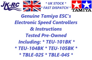 Tested Tamiya ESC/Electronic Speed Controller TEU101BK/TEU104BK/TEU105BK/TBLE02S - Picture 1 of 10