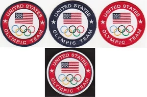 2022/23 Olympic Team USA Patch 100% Embroidered Patch Made In The USA Beijing - Picture 1 of 9