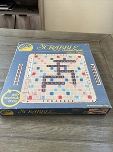 Vintage 1982 Scrabble Deluxe Edition Rotating Turntable 98 Letters - Picture 1 of 9