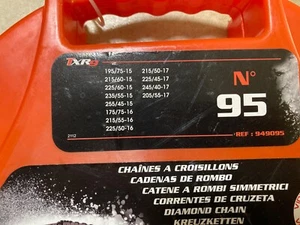 CATENE DA NEVE 9MM 205/55R17 OMOLOGATE CERTIFICATE 205 55 17 Gruppo 95 AURILIS - Foto 1 di 9