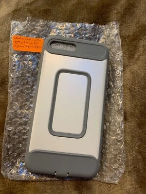 White case with grey trim -  iPhone 7/8 plus - No Retail Packaging - Image 1 of 2