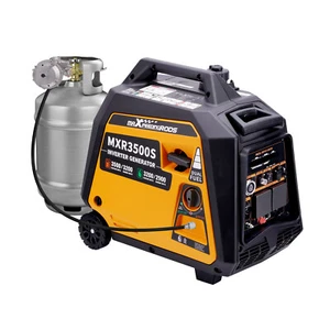 3200W Petrol Inverter Generator Portable Camping 3.5KW Dual Fuel Gas/LPG E-start - Picture 1 of 11