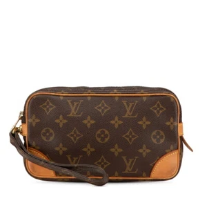 LOUIS VUITTON Monogram Marly Dragonne PM Business Bag Clutch Tasche M51827 【U... - Bild 1 von 10