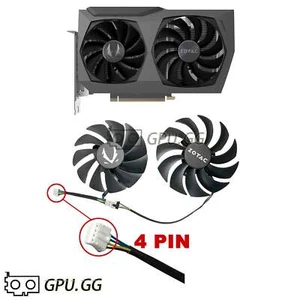 Zotac RTX 3060 /Ti AMP RTX 3070 Twin Edge Replacement Fans GA92S2U GAA8S2U - Picture 1 of 7