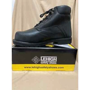 NUOVE SCARPE ANTINFORTUNISTICHE LEHIGH UNISEX PUNTA ACCIAIO MET GUARD STIVALI DA LAVORO IMPERMEABILI TAGLIA 14 - Foto 1 di 9